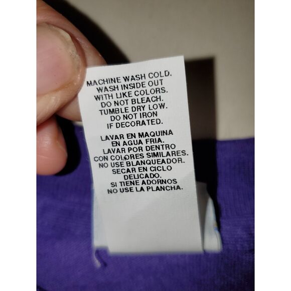 Winnie The Pooh Women's Shirt Plus Sized Brazos Purple 100% Cotton 4X - Picture 6 of 10